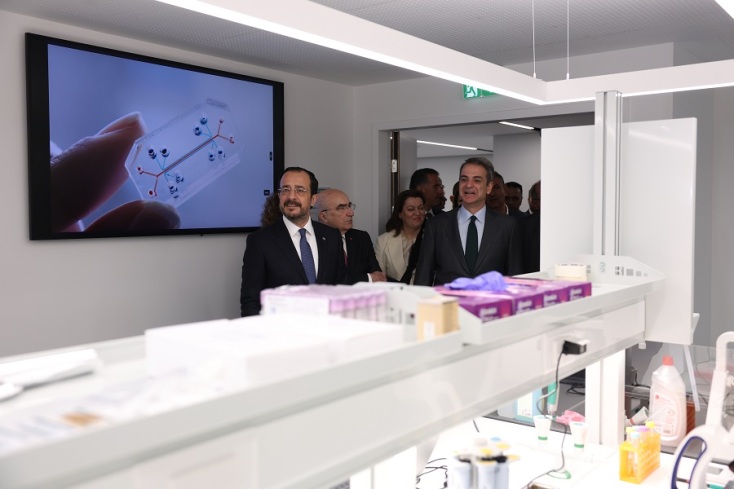 Μητσοτάκης και Χριστοδουλίδης στα εγκαίνια του παραρτήματος του Πανεπιστημίου Λευκωσίας στην Αθήνα