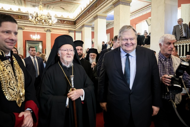 Βενιζέλος: Ενώπιον του Πατριάρχη Βαρθολομαίου η αναγόρευσή του σε επίτιμο διδάκτορα στο ΕΚΠΑ