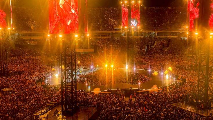 Φαντασμαγορικό show στη συναυλία των Metallica στην Αθήνα