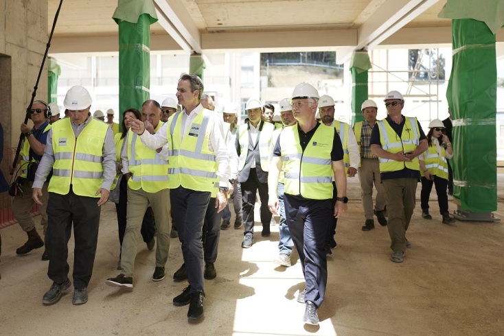 Αυτοψία Μητσοτάκη στο νέο Νοσοκομείο Σπάρτης: Πρόκειται για αρχιτεκτονικό κόσμημα 