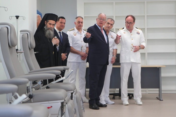 Στο Ναυτικό Νοσοκομείο ο Τασούλας για τα εγκαίνια της ανακαινισμένης Πτέρυγας Βραχείας Νοσηλείας