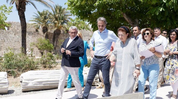 Πρώτος επισκέπτης της αναβαθμισμένης Περβόλας ήταν ο Πρωθυπουργός Κυριάκος Μητσοτάκης