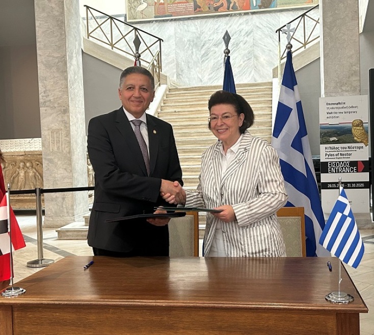 Μενδώνη: «Η επιστροφή των αιγυπτιακών αρχαιοτήτων είναι πράξη σεβασμού στην πολιτιστική κληρονομιά και το Διεθνές δίκαιο»