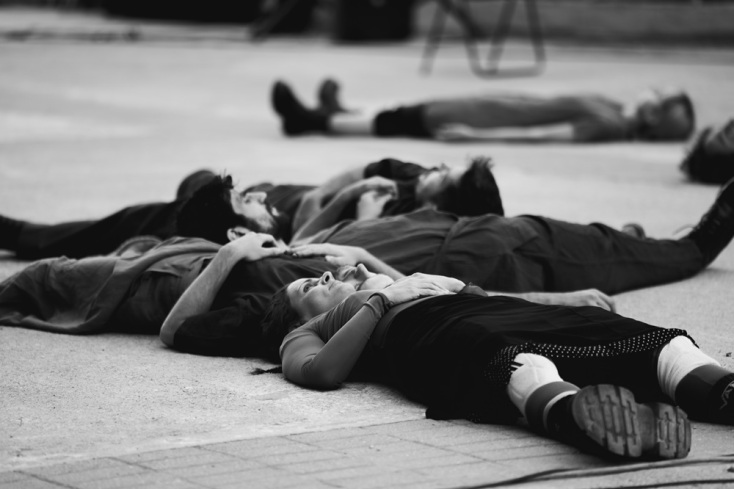 Στις πρόβες για τους Πέρσες στην Επίδαυρο