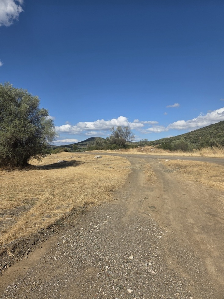 Η θέα από το σημείο που μας άφησε το πουλμανάκι