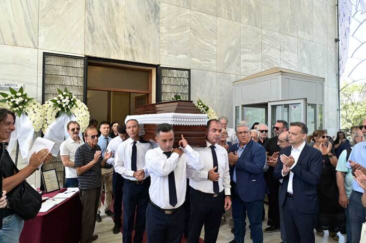 Κηδεία Λάκη Χαλκιά