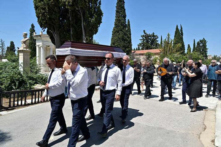 Κηδεία Λάκη Χαλκιά