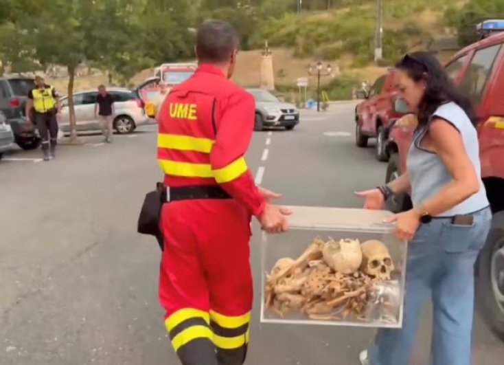 Ισπανία: Απομάκρυναν  λείψανα βασιλιάδων του 11ου αιώνα από μοναστήρι λόγω  πυρκαγιάς