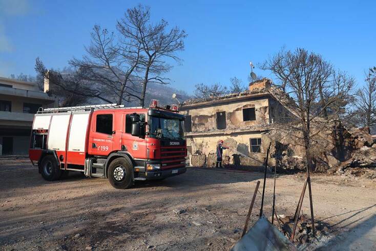 Κατοικία στη Σαλαμίνα έχει γίνει παρανάλωμα του πυρός