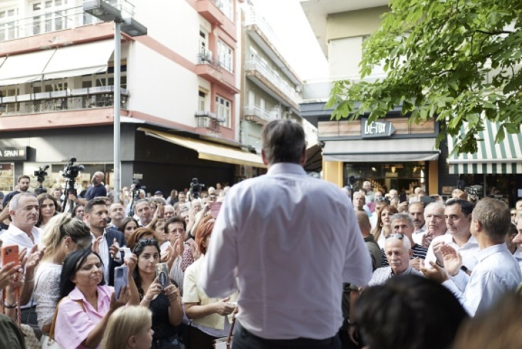 Μητσοτάκης από Κοζάνη: Η ΝΔ είναι η μόνη πολιτική δύναμη που εγγυάται σταθερότητα και προκοπή