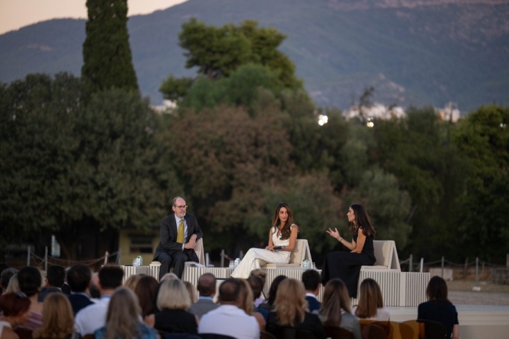 H Αμάλ Αλαμουντίν στην Αθήνα