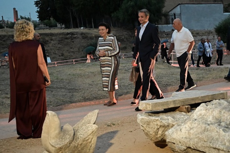 Επίσκεψη Μητσοτάκη στον Κεραμεικό για τα εγκαίνια των έργων αναβάθμισης στον αρχαιολογικό χώρο
