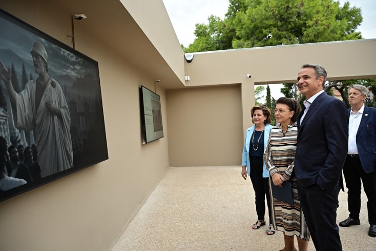 Επίσκεψη Μητσοτάκη στον Κεραμεικό για τα εγκαίνια των έργων αναβάθμισης στον αρχαιολογικό χώρο