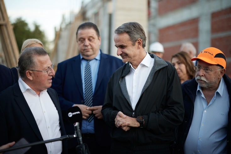 Κατερίνη: Επίσκεψη Μητσοτάκη στα εργοτάξια του Μουσικού Γυμνασίου-Λυκείου και του Πολιτιστικού Κέντρου	