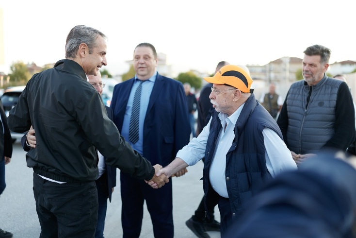Κατερίνη: Επίσκεψη Μητσοτάκη στα εργοτάξια του Μουσικού Γυμνασίου-Λυκείου και του Πολιτιστικού Κέντρου