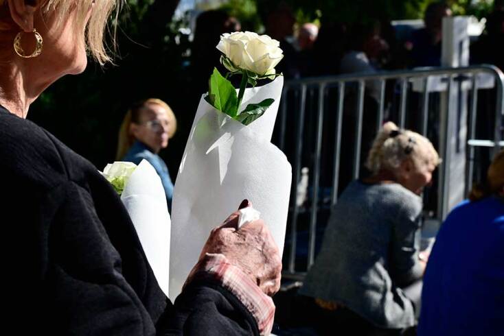 Μνημόσυνο του Γιώργου Μαζωνάκη στη Νίκαια