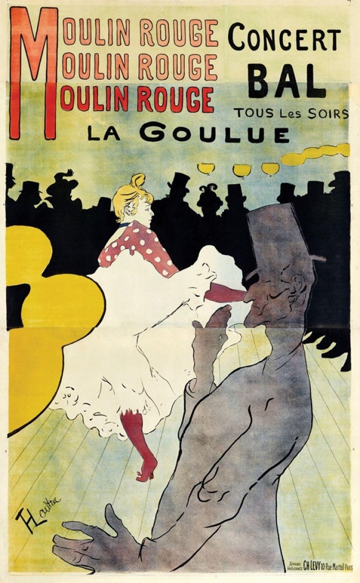 Henri de Toulouse Lautrec, Moulin Rouge- La Goulue