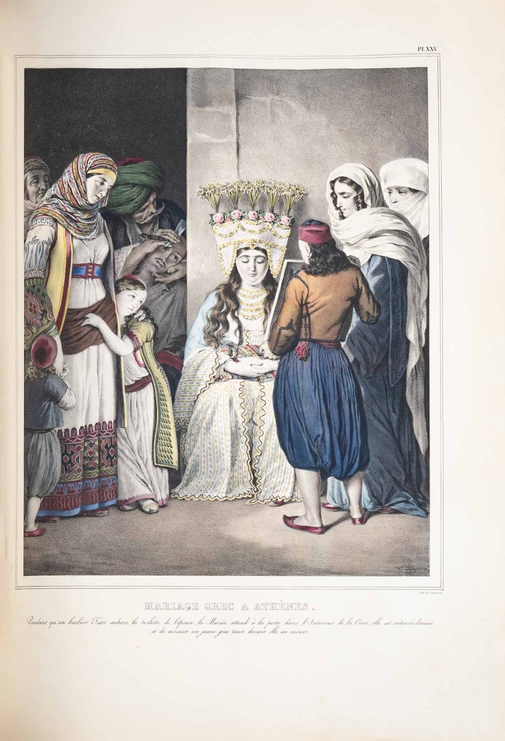 DUPRÉ, Louis, μεγάλο folio με 40 λιθογραφίες, Παρίσι 1825