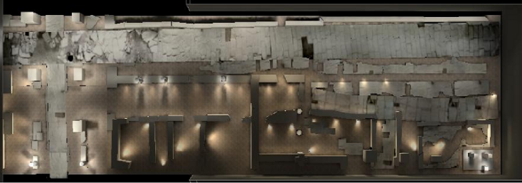 Φωτορεαλιστική απεικόνιση του αρχαιολογικού χώρου στον Σταθμό Βενιζέλου