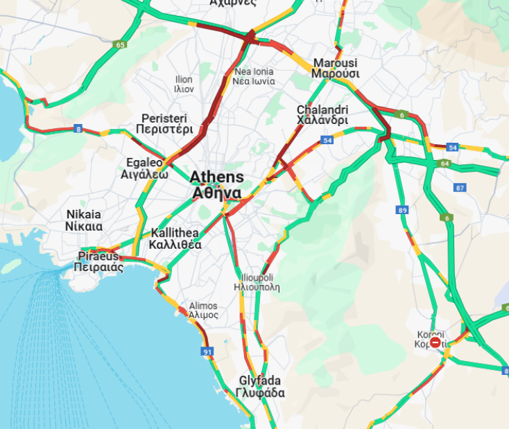 Κίνηση, χαρτης