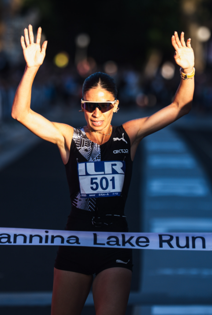 Η Ματίνα Νούλα τερμάτισε πρώτη στον αγώνα των 30 χλμ