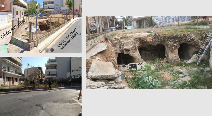 Άποψη της Κρήνης Ανταίου από δυτικά