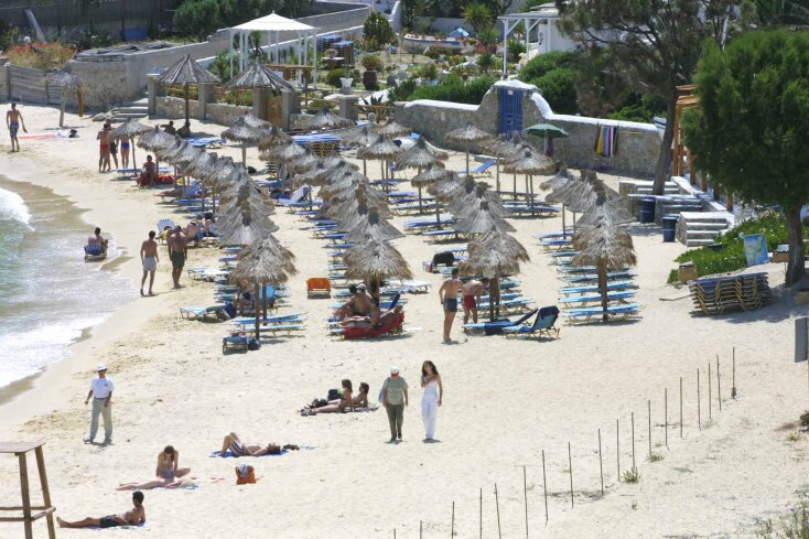 Παραλία στη Μύκονο