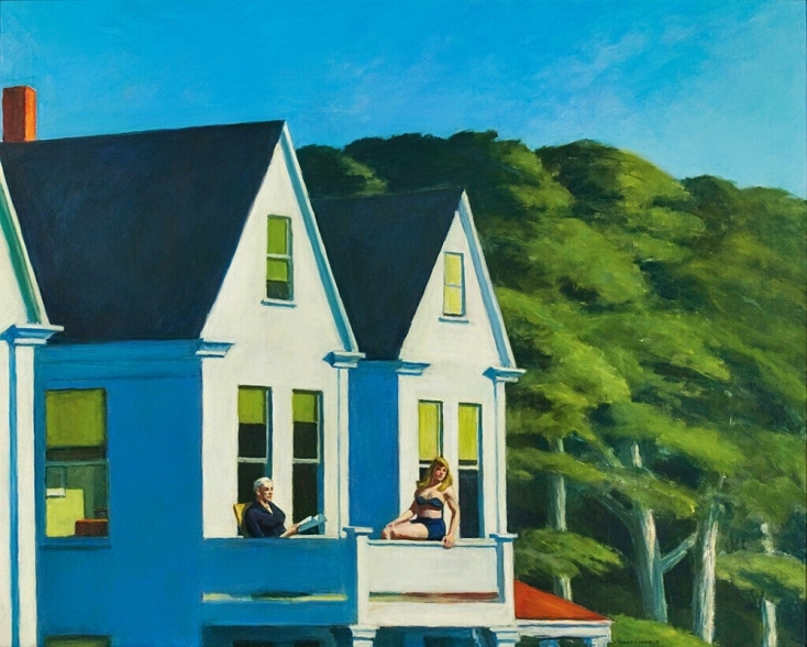 Edward Hopper, Second Story Sunlight, 1960, Whitney Museum of American Art