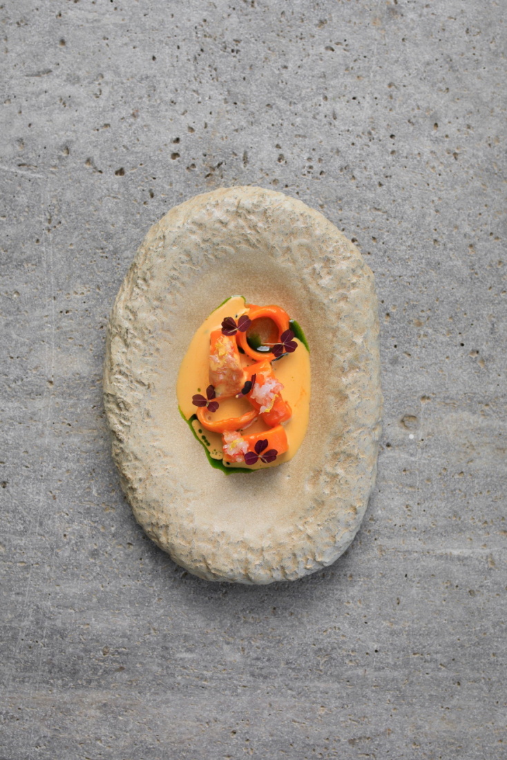 Φωτογραφία από το μενού γευσιγνωσίας.