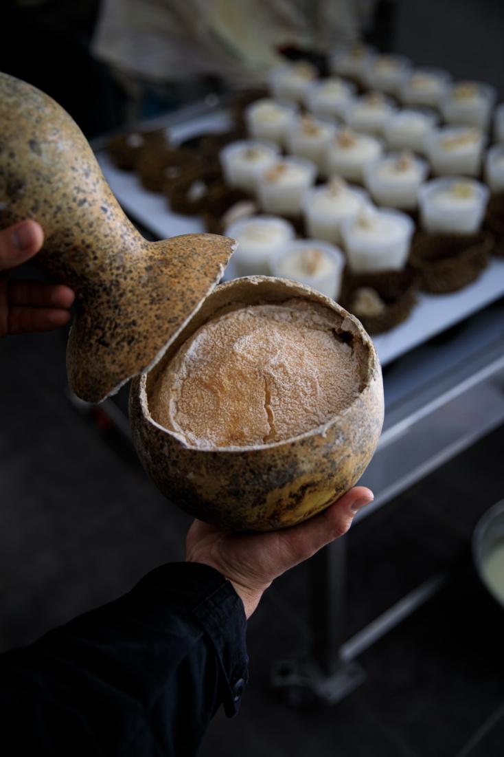 Φωτογραφία από το μενού γευσιγνωσίας.