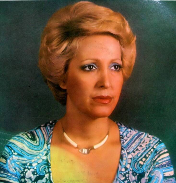 Η τραγουδίστρια Πόλυ Πάνου 