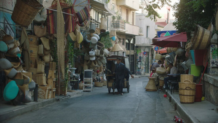 Ο Δημήτρης Ήμελλος στην ταινία «Ράφτης» 