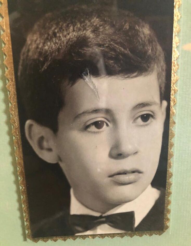 Ο Ντόρης Μαργέλλος σε μικρή ηλικία