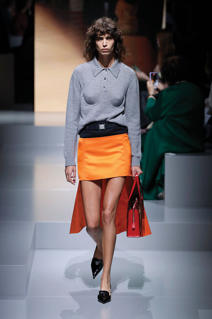 Μοντέλο από την πασαρέλα της Prada