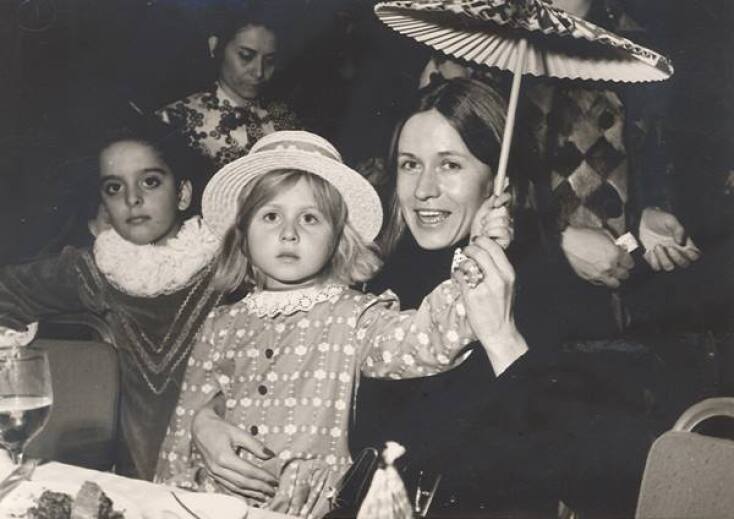 Έρρικα Μπρόγιερ και η κόρη τους Σάντρα ©facebook/Sandra Voutsa