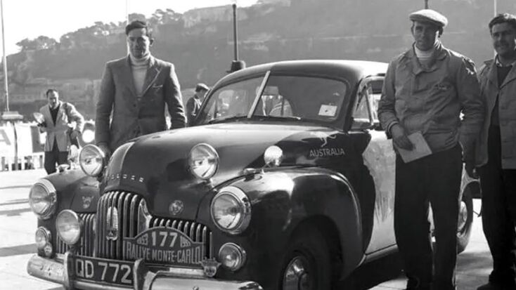 Ένα αυστραλιανό πλήρωμα στο Rallye Monte-Carlo του 1953.