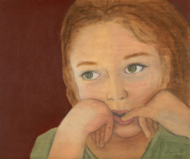 Φανή Βλαντωνοπούλου,Χωρίς τίτλο (ακρυλικά και ακουαρέλα σε ξύλο, 25x30 εκ.). Φωτογράφος: Γ. Κίτσιος  