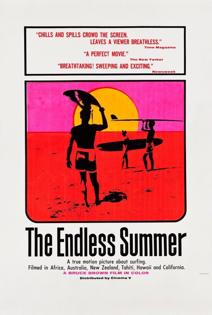 Η αφίσα του ντοκιμαντέρ "The Endless Summer"