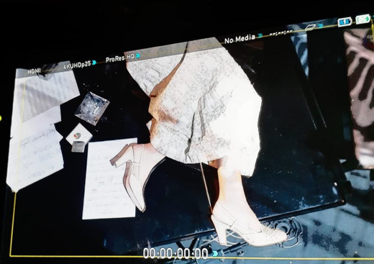 Στα γυρίσματα του ντοκιμαντέρ "Μελίνα Στοπ  Καρέ - αναζητώντας τη σύγχρονη ελληνικότητα"