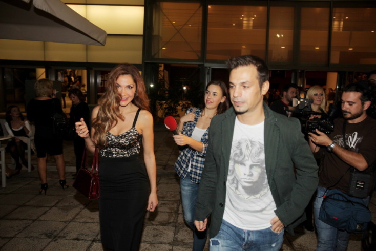 Η Δέσποινα Βανδή και ο Ντέμης Νικολαίδης. 