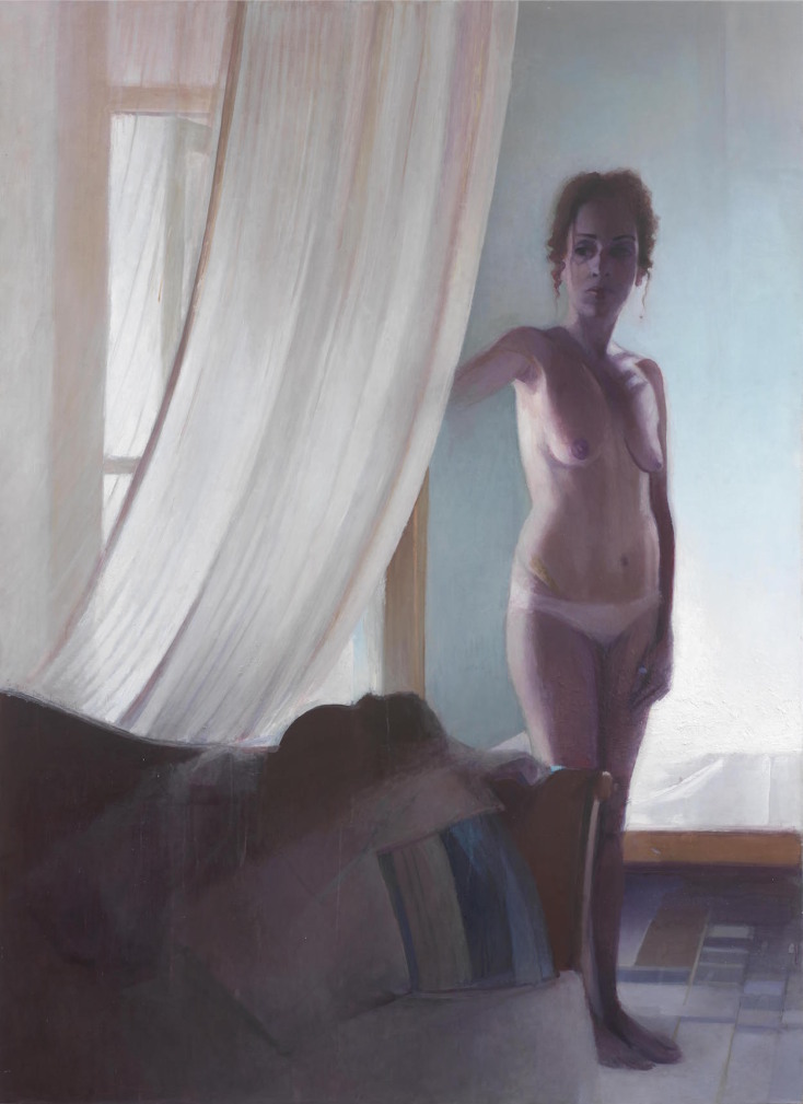 Πίνακας της Καλλιρόης Μαρούδα, «Η Ζ. περιμένει»