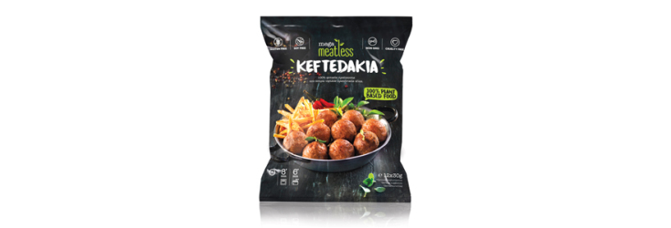 Mega meatless Keftedakia σε συσκευασία των 12τεμ x 30g