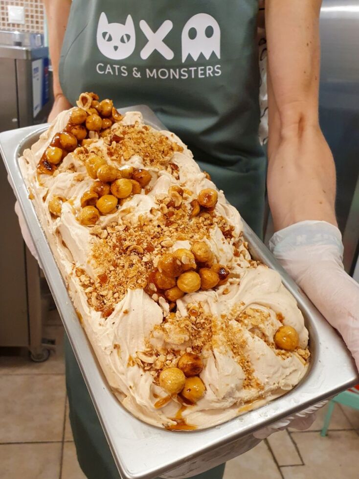 Vegan παγωτό από το Cats and Monsters