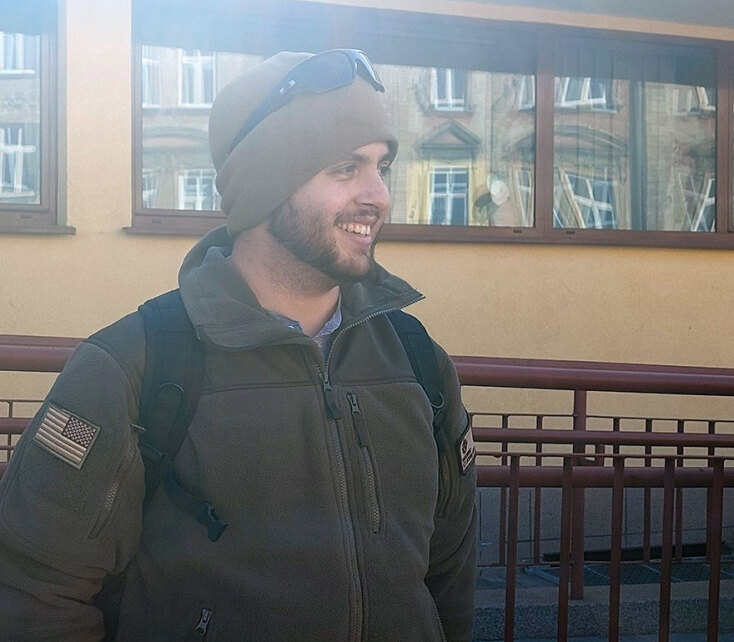 Ο Μάικλ από τις ΗΠΑ πηγαίνει να πολεμήσει στο πλευρό των Ουκρανών