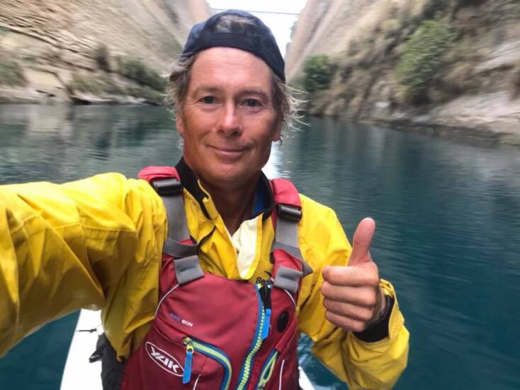 Ο 60χρονος που ταξίδεψε από το Όσλο στην Αθήνα με καγιάκ έχει να στείλει ένα μήνυμα