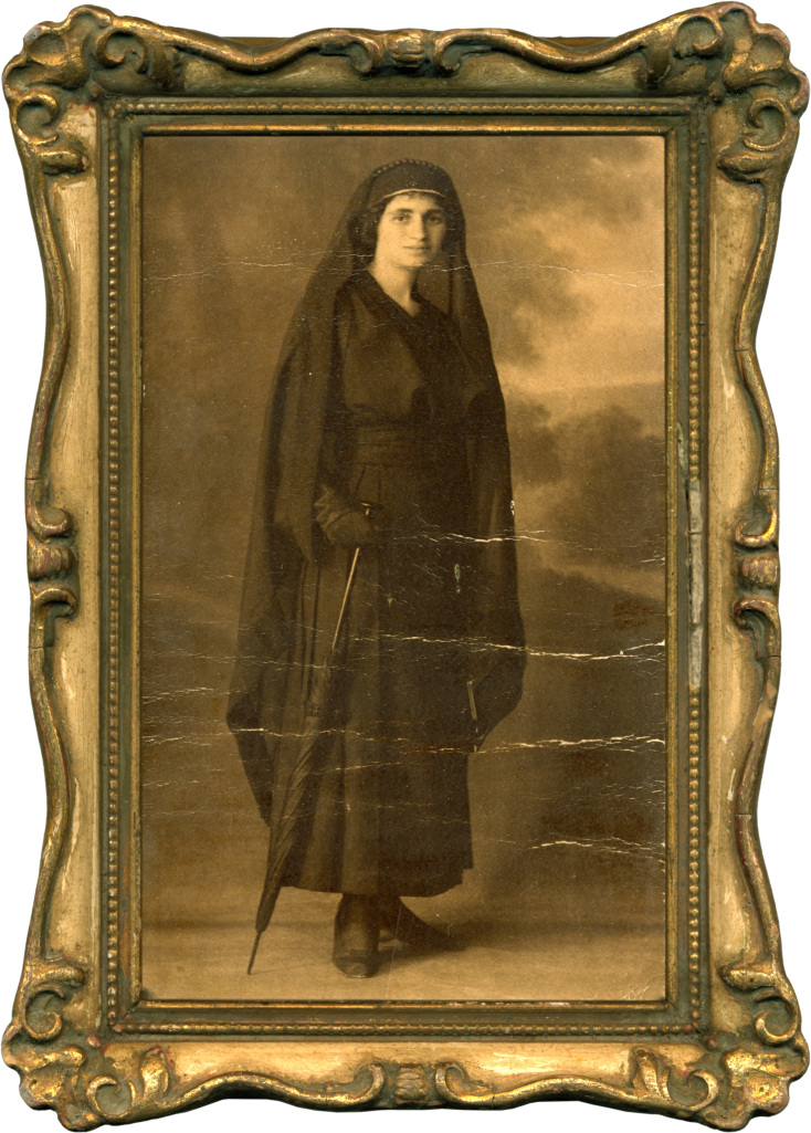 Πορτραίτο Ελληνίδας Χήρας,  ca. 1910, Άγνωστος καλλιτέχνης