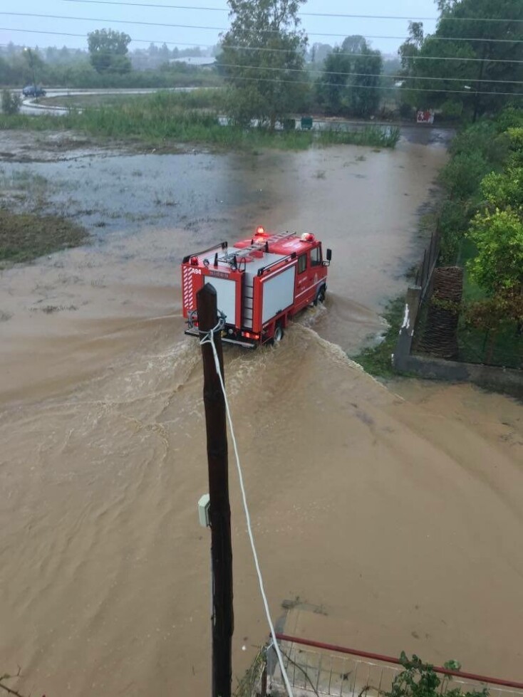 Έντονα προβλήματα λόγω «Μπάλλου» και στο Μεσολόγγι