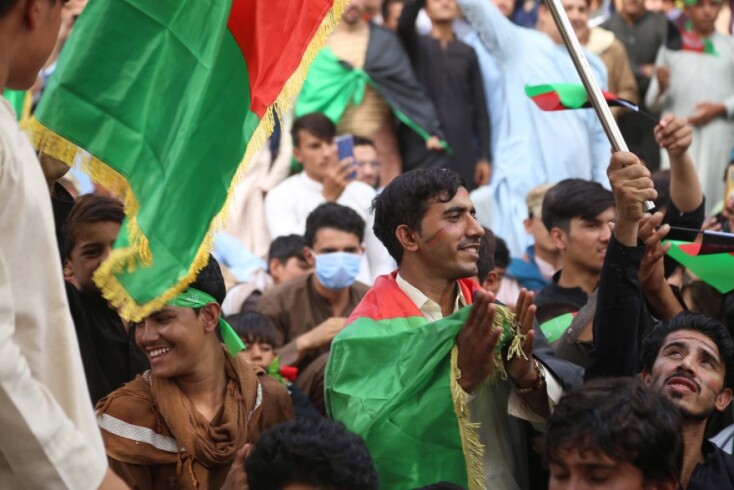 Ημέρα Ανεξαρτησίας - Kαμπούλ, 15 Αυγούστου 2021 © EPA / STRINGER