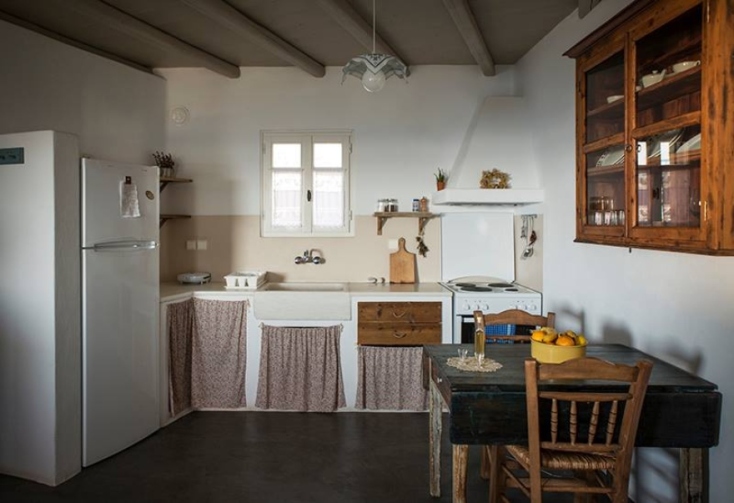 Η παραδοσιακή κουζίνα του ξενώνα