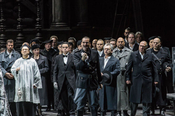 «Τόσκα» του Τζάκομο Πουτσίνι (σκην, Νίκος Πετρόπουλος) στο ΚΠΙΣΝ